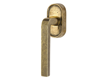 MILANO - Bronze window handle on rose by GIARA ART DESIGN-BRONZE - view 2